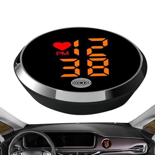 Klebeuhr Für Auto Armaturenbrett - Automobil Haftend Digitale Uhr | Kleine LED Zeitanzeige Uhr Haftend Für Auto Lkw Motorrad Armaturenbrett Luftauslass Klebeuhr Für Auto Armaturenbrett - Automobil Haftend Digitale Uhr | Kleine LED Zeitanzeige Uhr Haftend Für Auto Lkw Motorrad Armaturenbrett Luftauslass von Generic