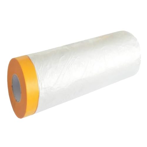 Klebstoffmaskierungsfilm Roll für schnelle Lackprojekte, vorbereitete Plastikstaubblätter für Möbel, Böden, Wände, Autos und Sofa-Abdeckung während der Renovierung 10 Rolls 1.1mx20m Klebstoffmaskierungsfilm Roll für schnelle Lackprojekte, vorbereitete Plastikstaubblätter für Möbel, Böden, Wände, Autos und Sofa-Abdeckung während der Renovierung 10 Rolls 1.1mx20m von Generic