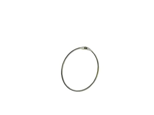 Kleiderbügel, Warenring, 10er Set, Metall, Verchromt, ohne Haken, Chrom, Schalbügel, Krawattebügel, Marktring, Ø 12 cm (7986/10) von Generic