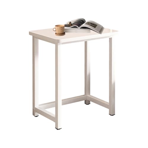 Kleine Displaytabelle 75 cm groß für Drucker, Fischtank oder Roboter-Vakuum, platzsparende und stilvolle weiß 80x60cm(31.5x23.6in) von Generic