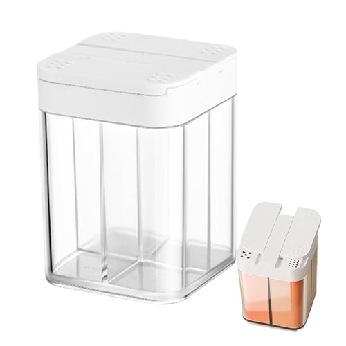 Kleine Gewürzbehälter | Salzpfefferkrautschütter,Leaking Platzsparend Klarglas für Reisen Outdoor-Küche BBQ Picknick Kochgrill Wandern Kleine Gewürzbehälter | Salzpfefferkrautschütter,Leaking Platzsparend Klarglas für Reisen Outdoor-Küche BBQ Picknick Kochgrill Wandern von Generic