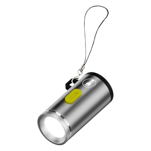 Kleine Taschen-Taschenlampe, tragbare Taschenlampen mit Lumen, Taschenlampe, wasserdichte Tasche, Outdoor-Blitzlicht, Camping-Zubehör mit Trageband, Wandern, Suchen, kleine Hand-Taschenlampe, von Generic