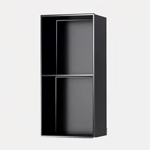 Kleiner Arzneischrank Leicht zu Reinigen Badezimmer Wandschrank Hängend Keine Montage Erforderlich Geeignet für Badezimmer und Wohnzimmer(Black,28 * 12.5 * 70cm) von Generic