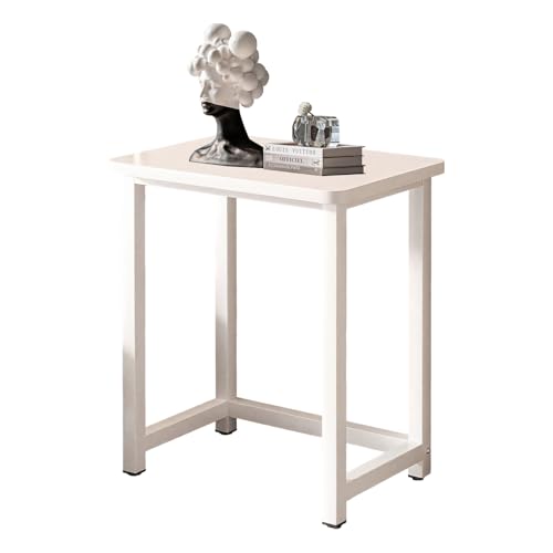 Kleines Ende Tabelle 75 cm groß für Drucker, Fischtank oder Roboter Vakuum, Kompakt und haltbare Möbel weiß 80x40cm(31.5x15.7in) von Generic