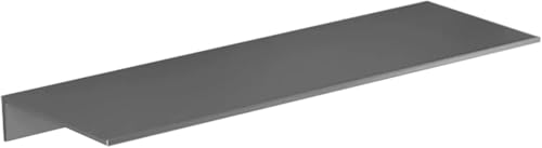 Kleines Schwebendes Regal Metall-wandregal Für Die Wandaufbewahrung Grau Lineares Wandregal Lineares Regal Wandhalterung Kleine Schwebende Regale Für Die Wand Für Schlafzimm, 50cm/19.7in von Generic