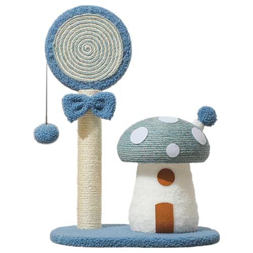Klettergerüst für Pilzkatzen – Cat de Champignons Cat Scratching Post, interaktiv Cat Scratch Post | Stabile Pilzstreifenstangen mit Sisalbrett, Katzenkatze in Form von Klettergerüst für Pilzkatzen – Cat de Champignons Cat Scratching Post, interaktiv Cat Scratch Post | Stabile Pilzstreifenstangen mit Sisalbrett, Katzenkatze in Form von von Generic