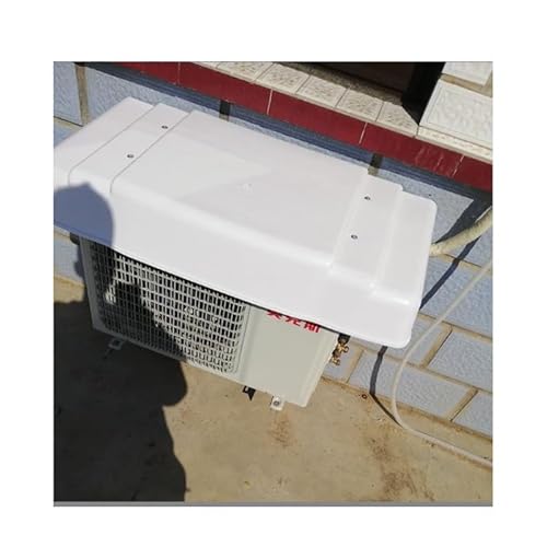 Klimaanlagenabdeckung, Klimaanlagenschirm, Regen- Und Schneeschutzplane Für Split-Wärmepumpe/Kondensator/Kompressor(110X52cm) von Generic