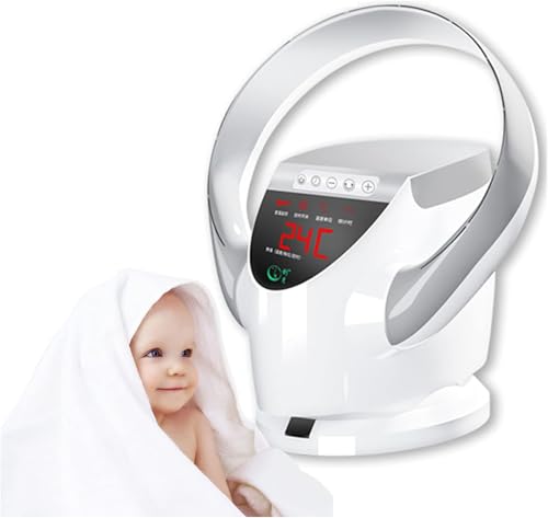 Klingenloser Wandtisch Fs 8-Gang-Tisch Sockel Schreibtisch F Oszillierend Mit Sleep-Timer-Fernbedienung Home Silent F Led-anzeige, Silver Klingenloser Wandtisch Fs 8-Gang-Tisch Sockel Schreibtisch F Oszillierend Mit Sleep-Timer-Fernbedienung Home Silent F Led-anzeige, Silver von Generic