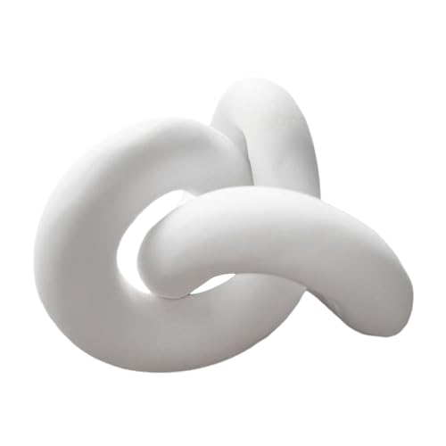Generic Knoten-Skulptur, Infinity-Knotentyp, Kunstharz, Tischdekoration, Knoten-Kunst, Couchtisch, Zuhause, Weiß Generic Knoten-Skulptur, Infinity-Knotentyp, Kunstharz, Tischdekoration, Knoten-Kunst, Couchtisch, Zuhause, Weiß von Generic