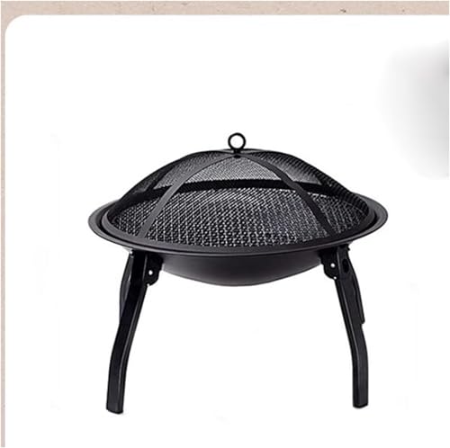 Kochen Von Tee Und Bratofen Um Den Herd, Holzkohlegrill Im Haushalt Im Freien, Hoftopf, Faltbares Tragbares Lagerfeuer, Black von Generic