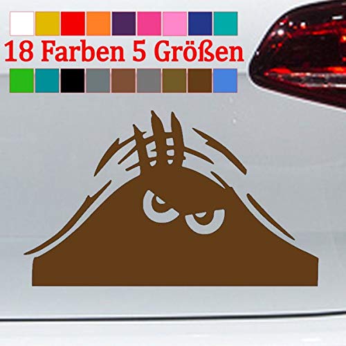 Kofferraum Aufkleber Monster Auto Golf GTI Tuning JDM Sticker 18 Farben 5 Größen von Generic