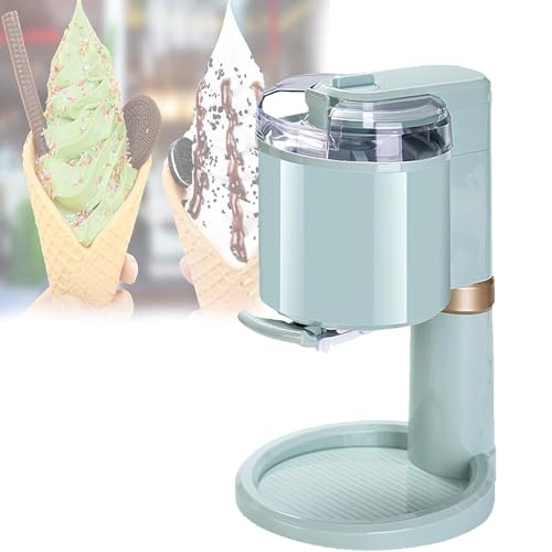 Kommerzielle Eiswaffel Maschine Eistütenzum Selbermachen, automatischer Joghurtbereiter mit Doppelblattrührer, transparente Abdeckung zur einfachen Überwachung, abnehmbares Design für den He von Generic