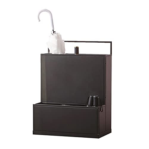Kommerzieller Regenschirmständer aus Metall mit 12 Gittern, moderner Organizer für kleine und große Regenschirme, rechteckiges Design, langlebig und funktional von Generic
