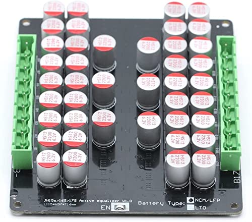 Kondensator-Kit 4S 8S 14S 17S 21S 5A Balance Li-Lifepo4 LTO Lithium-Batterie Active Equalizer Balancer Board Kondensatoren(17s) von Generic