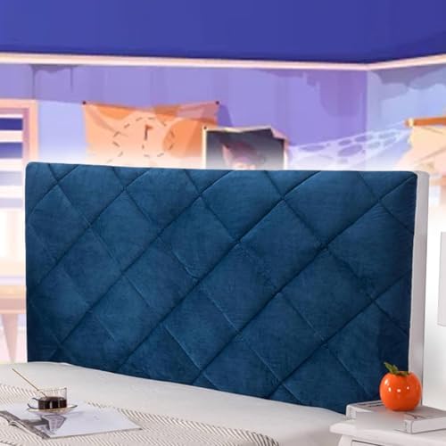 Kopfteilbezüge for Kingsize-Betten, Rosa Kopfteilbezug, Einzelbett-Kopfteilschutzbezug, Staubdicht(Blue,150CM) von Generic