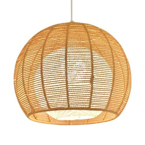 Kronleuchter, Deckenleuchte Aus Seil – Handgewebter Rattan-Kronleuchter Für Schlafzimmerd Esszimmer –-Pendellampenschirm Im Skandinavischen Stil/Bra/30 cm Kronleuchter, Deckenleuchte Aus Seil – Handgewebter Rattan-Kronleuchter Für Schlafzimmerd Esszimmer –-Pendellampenschirm Im Skandinavischen Stil/Bra/30 cm von Generic