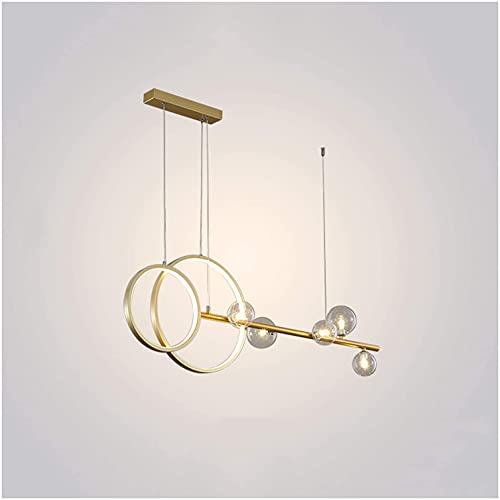 Kronleuchter, Esszimmer-Kronleuchter, Glas-Stehtischlampe, Modernemalistischemalistische Esszimmer-Tischlampe, Kreative Beleuchtung,Ndelleuchte von Generic