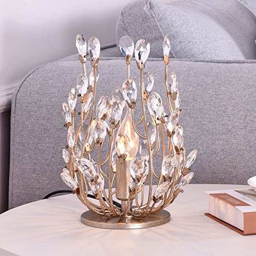 Kronleuchter, Kronleuchter,Rsönlichkeit Kristall Kleine Tischlam1-Licht Metall Schreibtischlammoderne Schlafzimmer Nachttischleuchten - Wohnzimmer Nachttisch Schminktisch Beleuchtungskörper/Silber/a Kronleuchter, Kronleuchter,Rsönlichkeit Kristall Kleine Tischlam1-Licht Metall Schreibtischlammoderne Schlafzimmer Nachttischleuchten - Wohnzimmer Nachttisch Schminktisch Beleuchtungskörper/Silber/a von Generic