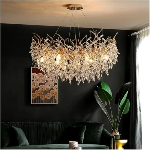 Kronleuchter Deckenleuchte Für Esszimmer Post Lustre K9 Kristall Led Kronleuchter Wohnzimmer G9 Pendelleuchte Gold Aluminium Pendelleuchten Hängende Kronleuchter L, 3 Changeable, Round D60cm 8 Light Kronleuchter Deckenleuchte Für Esszimmer Post Lustre K9 Kristall Led Kronleuchter Wohnzimmer G9 Pendelleuchte Gold Aluminium Pendelleuchten Hängende Kronleuchter L, 3 Changeable, Round D60cm 8 Light von Generic
