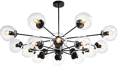 Kronleuchter Haushalts-kronleuchter Moderne Armatur Industrielle Ing-leuchte Für Küche Esszimmer Wohnzimmer, Transparent Color, 16 s Kronleuchter Haushalts-kronleuchter Moderne Armatur Industrielle Ing-leuchte Für Küche Esszimmer Wohnzimmer, Transparent Color, 16 s von Generic