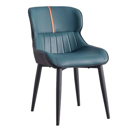 Küche Esszimmerstuhl Kunstleder Schlafzimmer Freizeitstuhl mit Rückenlehne und Metallbeinen Küche Esszimmerstuhl Kunstleder Schlafzimmer Freizeitstuhl mit Rückenlehne und Metallbeinen von Generic