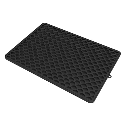 Küchen-Geschirr-Trockner-Matte – Küchentisch-Trockner-Matte, doppellagiges Silikon-Trocknerpad | Abtropfmatte Küchen-Geschirr-Trockner-Matte – Küchentisch-Trockner-Matte, doppellagiges Silikon-Trocknerpad | Abtropfmatte von Generic