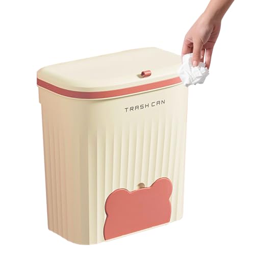 Küchenabfalleimer – Toiletteneimer mit Deckel | Abfalleimer zum Aufhängen | Tischabfalleimer | kleine Kompostbehälter für Waschtisch, Tisch, Schlafzimmer Küchenabfalleimer – Toiletteneimer mit Deckel | Abfalleimer zum Aufhängen | Tischabfalleimer | kleine Kompostbehälter für Waschtisch, Tisch, Schlafzimmer von Generic