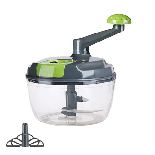 Küchenmaschine mit Kurbel, manuelle Küchenmaschine | Multifunktionaler manueller Zerkleinerer für Gemüse - Schnelle Küchenmaschine mit klappbarem Griff mit Kurbel, für Knoblauch, Salat, Eis Küchenmaschine mit Kurbel, manuelle Küchenmaschine | Multifunktionaler manueller Zerkleinerer für Gemüse - Schnelle Küchenmaschine mit klappbarem Griff mit Kurbel, für Knoblauch, Salat, Eis von Generic