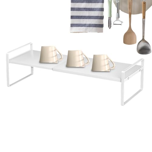 Küchenregal für die Küchentheke, erweiterbares Mikrowellenregal für die Küche - Verstellbares Organizerregal für Schrank, platzsparender Küchenorganizer, Erhöhung für Küchenregal für die Küchentheke, erweiterbares Mikrowellenregal für die Küche - Verstellbares Organizerregal für Schrank, platzsparender Küchenorganizer, Erhöhung für von Generic