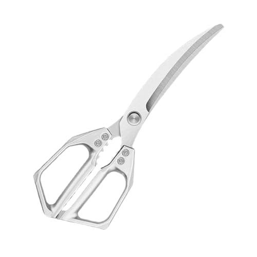 Küchenschere - Lebensmittelschere, Edelstahl -Lebensmittelschere | Hochleistungsnutzung Kochen Scheren Für Truthahn Geflügelverarbeitung Krabbe Crackin Meeresfrüchte Zubereitung Wohnung G Küchenschere - Lebensmittelschere, Edelstahl -Lebensmittelschere | Hochleistungsnutzung Kochen Scheren Für Truthahn Geflügelverarbeitung Krabbe Crackin Meeresfrüchte Zubereitung Wohnung G von Generic