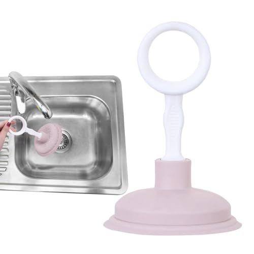 Küchenspüle Kolben - Leistungsstarke kleine Spüle Unstulger, kompaktes Handwerkzeug | 4.13x4.13x6.5 Zoll Effizientes Badezimmer, Küchenabflussentferner, schwere Pumpe, Edelstahlgriff für Küchenspüle Kolben - Leistungsstarke kleine Spüle Unstulger, kompaktes Handwerkzeug | 4.13x4.13x6.5 Zoll Effizientes Badezimmer, Küchenabflussentferner, schwere Pumpe, Edelstahlgriff für von Generic