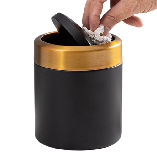 Küchenspüle Mülleimer, Papierkorb für Schreibtisch, 1,5 Liter Mülleimer, 304 Edelstahl Schaukeltop Recyclingkorb für Küche, Büro, Wohnzimmer Küchenspüle Mülleimer, Papierkorb für Schreibtisch, 1,5 Liter Mülleimer, 304 Edelstahl Schaukeltop Recyclingkorb für Küche, Büro, Wohnzimmer von Generic