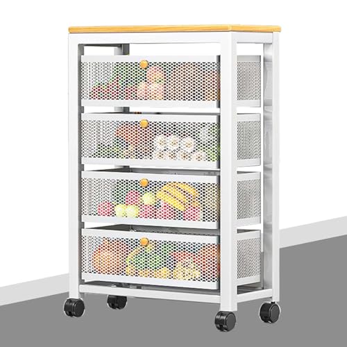 Küchenwagen, Barservicewagen, multifunktionaler kompakter Aufbewahrungswagen mit Vorratsschrank und Barschrank, rollender Allzweckwagen für Küche, Bad, Wäscherei und Büro, Design mit Rutsche Küchenwagen, Barservicewagen, multifunktionaler kompakter Aufbewahrungswagen mit Vorratsschrank und Barschrank, rollender Allzweckwagen für Küche, Bad, Wäscherei und Büro, Design mit Rutsche von Generic