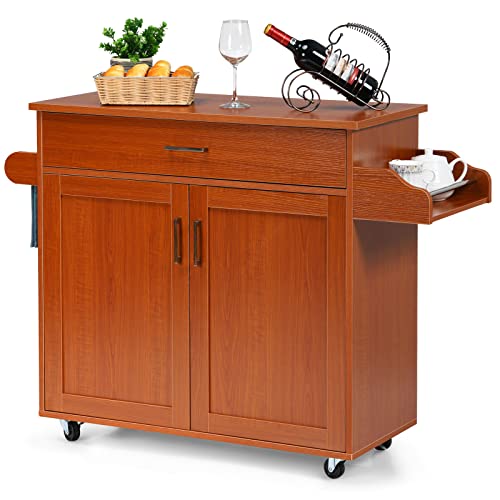 Küchenwagen, Rollwagen, Küchenaufbewahrung, Kücheninsel mit verstellbarem Regal und großer Schublade, Organizer für Zuhause, Restaurant, Esszimmer, Sideboard, Schrank, Wagen, 116 x 40 x 85 c Küchenwagen, Rollwagen, Küchenaufbewahrung, Kücheninsel mit verstellbarem Regal und großer Schublade, Organizer für Zuhause, Restaurant, Esszimmer, Sideboard, Schrank, Wagen, 116 x 40 x 85 c von Generic