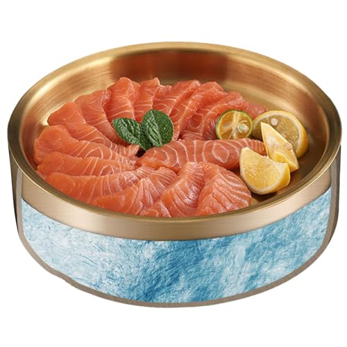 Kühler-Dip – langlebige Outdoor-Kälteplatte, elegantes -Serviertablett | gekühltes Edelstahl-Service. von Generic