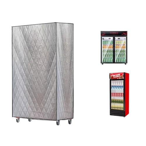 Kühlschrankabdeckung, Hitzeschild, wasserdichte Abdeckung for Gefrierschränke/Getränkekühlschränke for Die Meisten Kubischen Gefrierschränke(100x60x180cm) von Generic