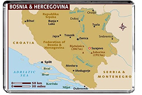 Kühlschrankmagnet, Motiv: Bosnien und Herzegowina Kühlschrankmagnet, Motiv: Bosnien und Herzegowina von Generic