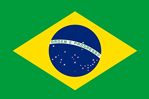 Kühlschrankmagnet mit Brasilien-Flagge Kühlschrankmagnet mit Brasilien-Flagge von Generic