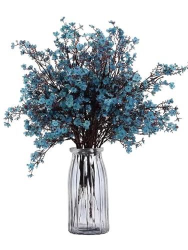 Künstliche Kirschblüten, 3 Stück, 50 cm, künstliche Pflanzen, dekorative Kunstblumen, Dekoration für Haus, Hochzeit, Party, Büro, Balkon und Garten (weiß) (Grun) von Generic