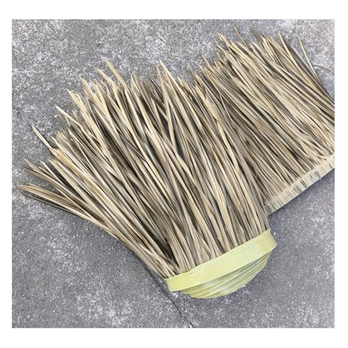Künstliche Palmenstrohrollen Bar Gras Ente Blind Gras Für Thatch Dachdeckung Tiki Bar Dekorationen Roll Palm Palapa Stroh Thatch Roof Für Zaunparty(Yellow a,0.5x10m/1.64X32.8ft) von Generic