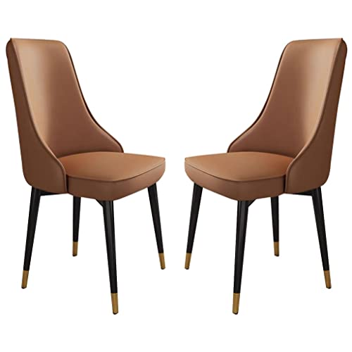 Kunstleder Küche Esszimmerstühle 2er Set Schlafzimmer Zimmer Balkon Sofa Stuhl mit Kohlenstoffstahlbeinen Kunstleder Küche Esszimmerstühle 2er Set Schlafzimmer Zimmer Balkon Sofa Stuhl mit Kohlenstoffstahlbeinen von Generic