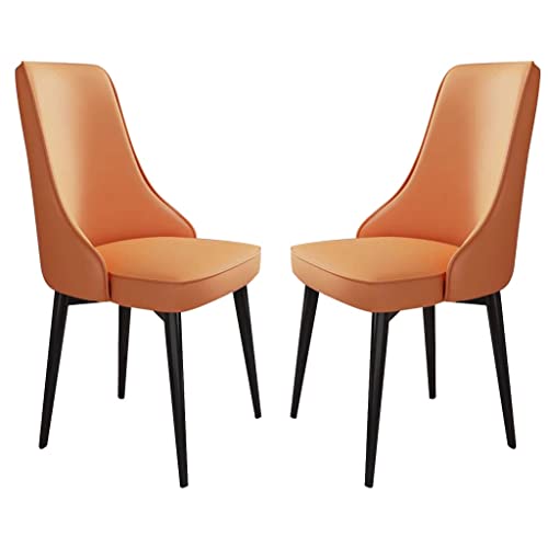 Kunstleder Küche Esszimmerstühle 2er Set Schlafzimmer Zimmer Balkon Sofa Stuhl mit Kohlenstoffstahlbeinen Kunstleder Küche Esszimmerstühle 2er Set Schlafzimmer Zimmer Balkon Sofa Stuhl mit Kohlenstoffstahlbeinen von Generic