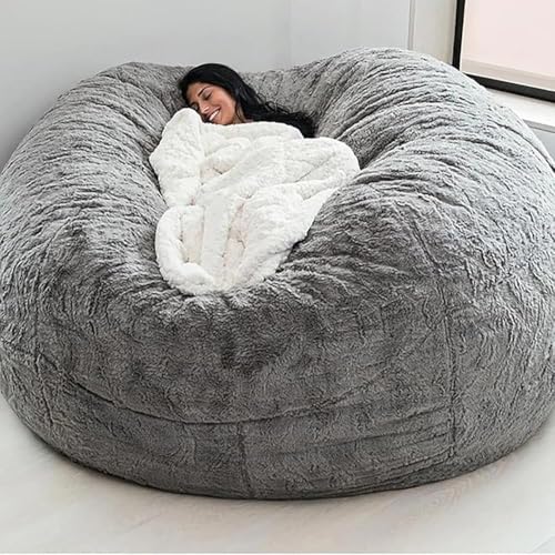Kunstpelz Sitzsack Erwachsene Luxuriöser Riese 5/6/7ft Riesiger Sitzsack Stuhl Ultra Soft Sitzsack Stuhl, I, 5FT 135X65cm Kunstpelz Sitzsack Erwachsene Luxuriöser Riese 5/6/7ft Riesiger Sitzsack Stuhl Ultra Soft Sitzsack Stuhl, I, 5FT 135X65cm von Generic