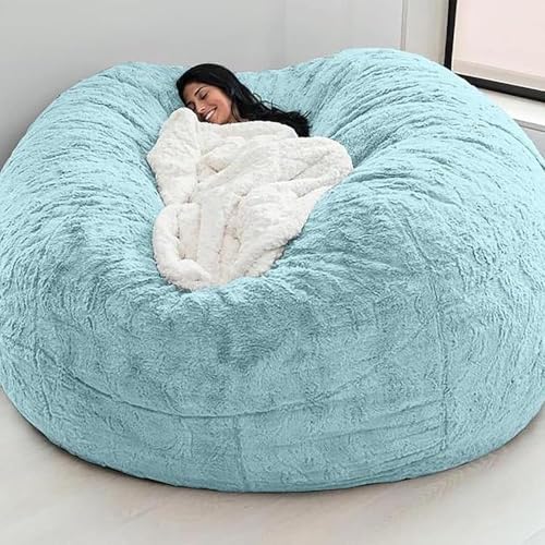 Kunstpelz Sitzsack Erwachsene Luxuriöser Riese 5/6/7ft Riesiger Sitzsack Stuhl Ultra Soft Sitzsack Stuhl, K, 5FT 135X65cm Kunstpelz Sitzsack Erwachsene Luxuriöser Riese 5/6/7ft Riesiger Sitzsack Stuhl Ultra Soft Sitzsack Stuhl, K, 5FT 135X65cm von Generic