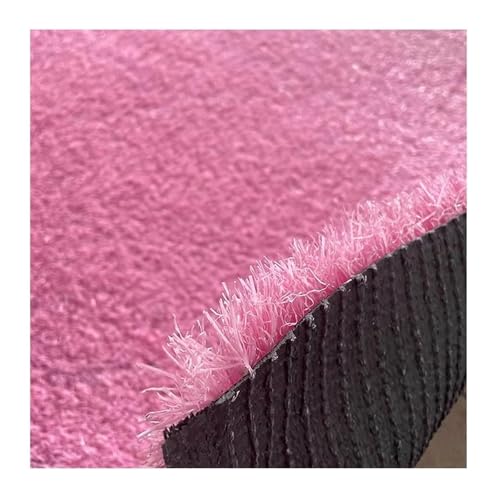Kunstrasen, Schneidbar Realistische Kunstrasenmatte Für Den Garten Pink Grasteppich Für Drinnen Und Draußen, Hunde, Haustiere, Dekoration Für Terrasse, Garten, Balkon, Parks(59x79IN) von Generic