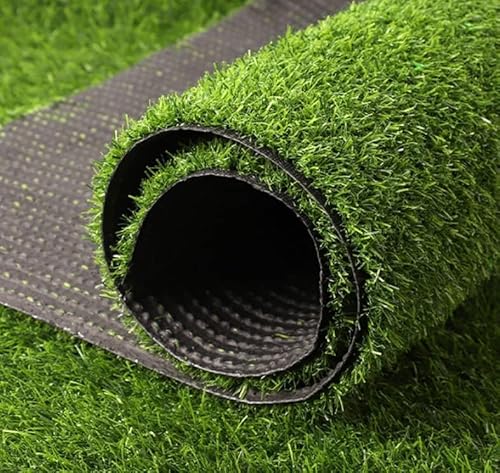 Kunstrasen Rasenfläche Teppich 3' X 5' Kunstrasenteppich Rasenmatte Hunde Garten Rasen Landschaft Indoor Outdoor, Green, 3x1m von Generic