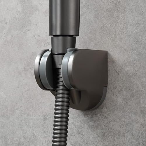 Kunststoff-duschsitz Handbrause-wandsitz Duschkopfsitz Sub-Spray-kopfhalter, Gun Ash von Generic