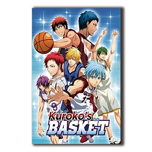Kuroko's Basketball-Poster auf Leinwand – 28 x 43 cm – Poster ohne Rahmen (11 x 17 Zoll) – Geschenk von Generic