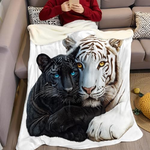 Kuscheldecke Flauschig 220 x 240 cm Tiere Zwei Tiger 3D Druck Wohndecke Fleecedecke Flanelldecke Weiche Warme Decke Sofadecke Reisedecke für Jungen Mädchen Kuscheldecke Flauschig 220 x 240 cm Tiere Zwei Tiger 3D Druck Wohndecke Fleecedecke Flanelldecke Weiche Warme Decke Sofadecke Reisedecke für Jungen Mädchen von Generic