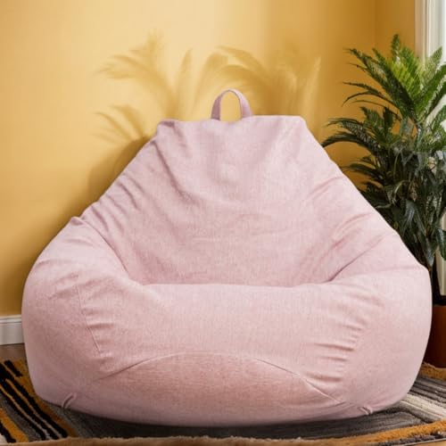 Kuscheltier Aufbewahrung Sitzsack Abdeckung Nur Samt Waschbar Verdickter Reißverschluss Stretch Stoff Modern Schlafzimmer Wohnzimmer Büro Terrasse Teenager Erwachsene,Rosa,90 * 110cm Kuscheltier Aufbewahrung Sitzsack Abdeckung Nur Samt Waschbar Verdickter Reißverschluss Stretch Stoff Modern Schlafzimmer Wohnzimmer Büro Terrasse Teenager Erwachsene,Rosa,90 * 110cm von Generic